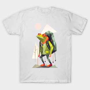 the frog goes on a hike T-Shirt